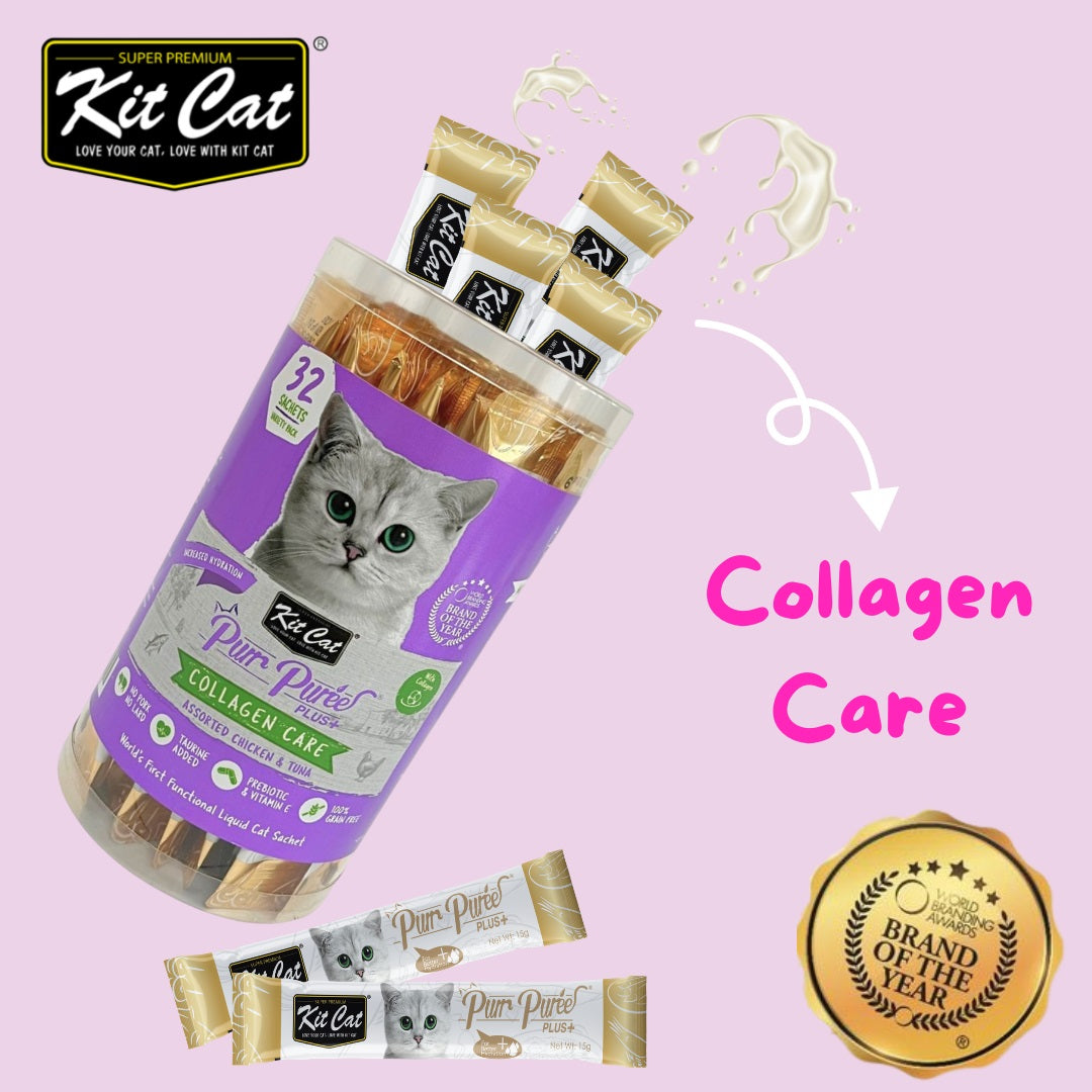 Kit Cat Purr Puree Plus Collagen Care