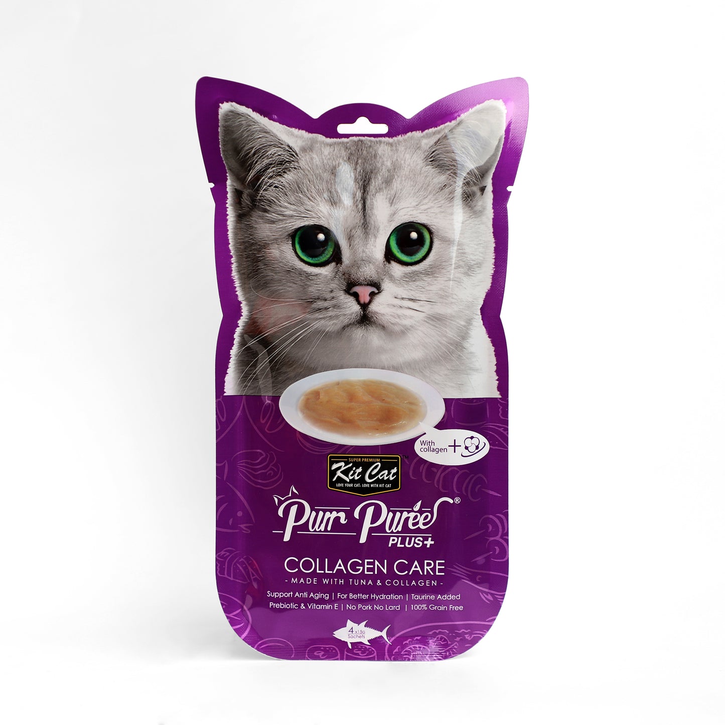 Kit Cat Purr Puree Plus Collagen Care