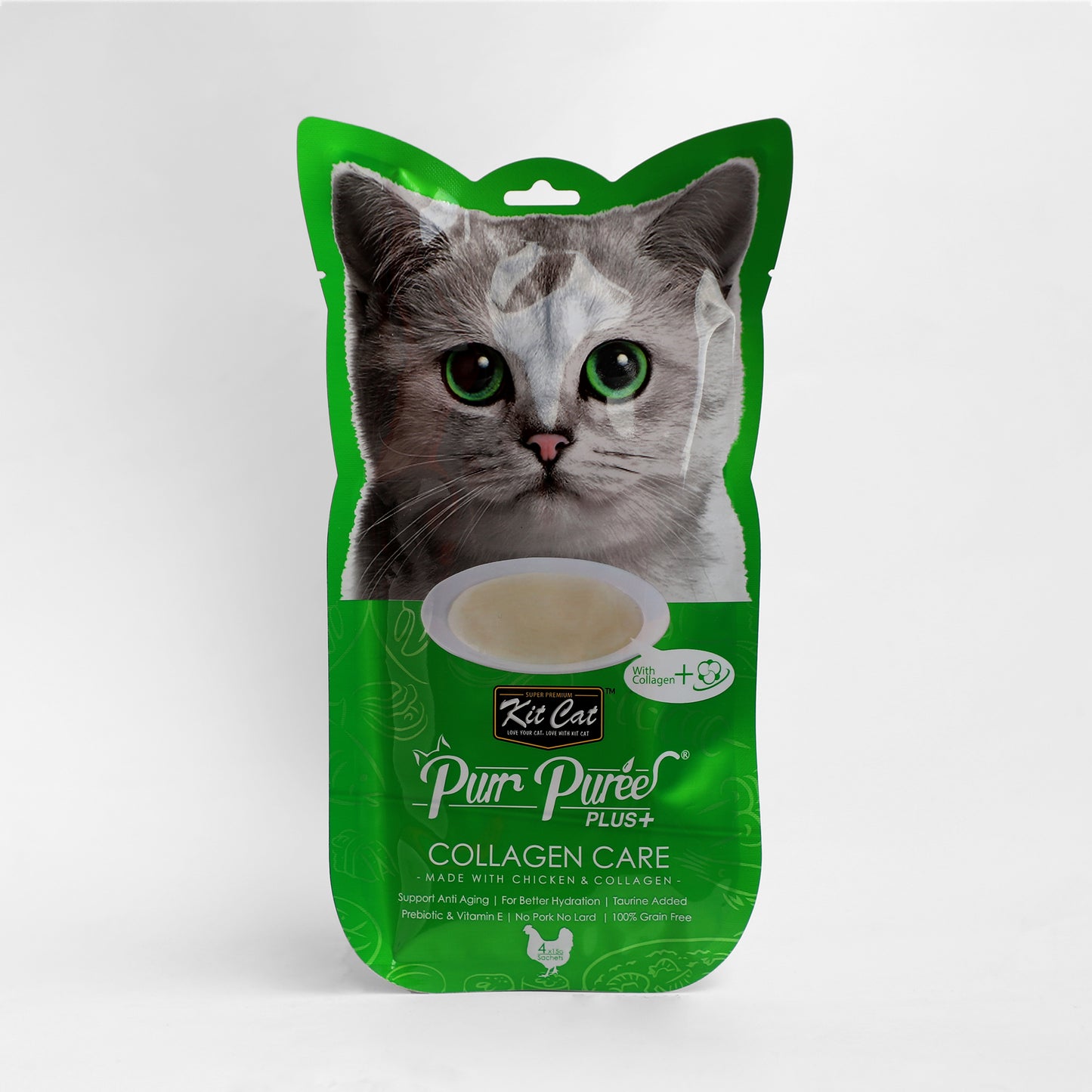 Kit Cat Purr Puree Plus Collagen Care