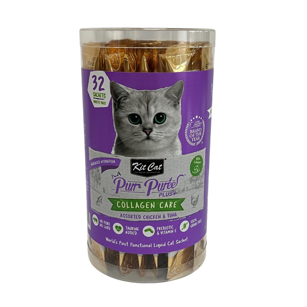 Kit Cat Purr Puree Plus Collagen Care