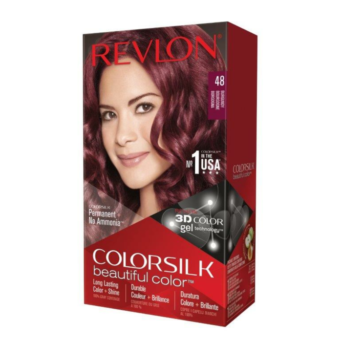 REVLON Colorsilk Permanent Hair Color - Burgundy - 48 – Etcetra